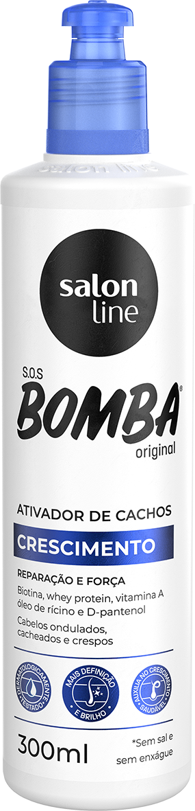 Ativador De Cachos Salon Line 0300ml Sos Bomba Original Dpc Distribuidor Atacadista
