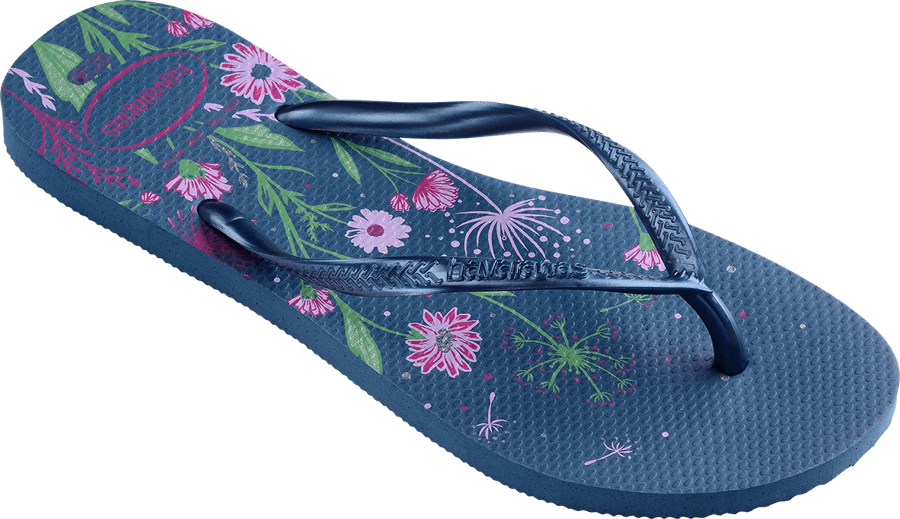 SANDÁLIA HAVAIANAS SLIM ORGANIC AZUL COMFY 33/34 | DPC Distribuidor  Atacadista