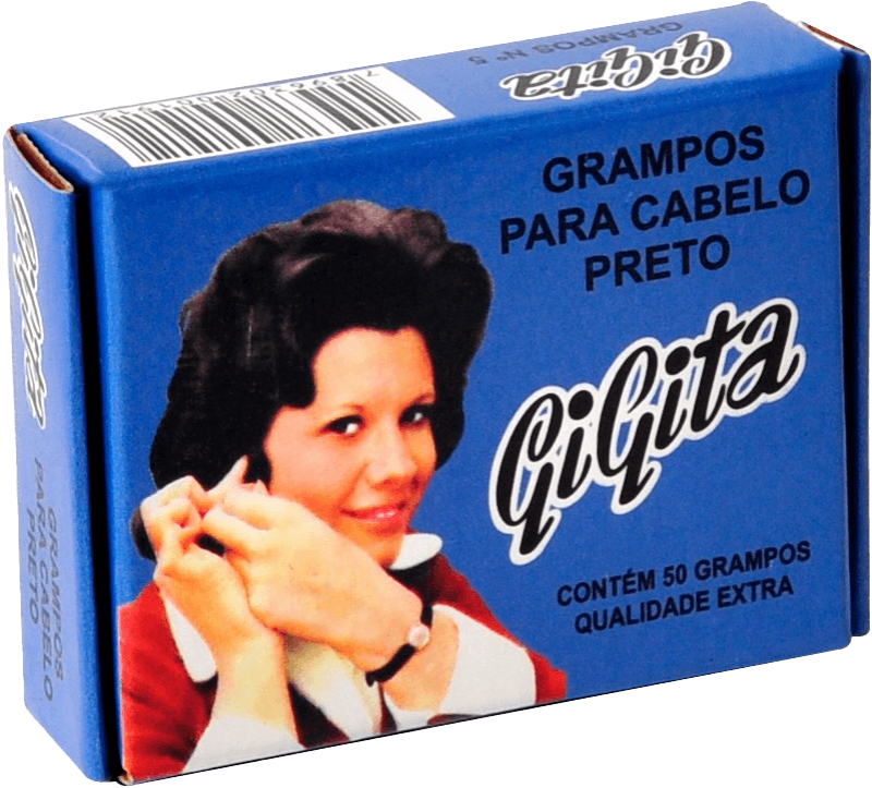 Imagem de GRAMPO GIGITA Nº5 050UN PRETO